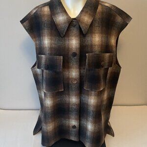 MELLODAY Flannel Vest
